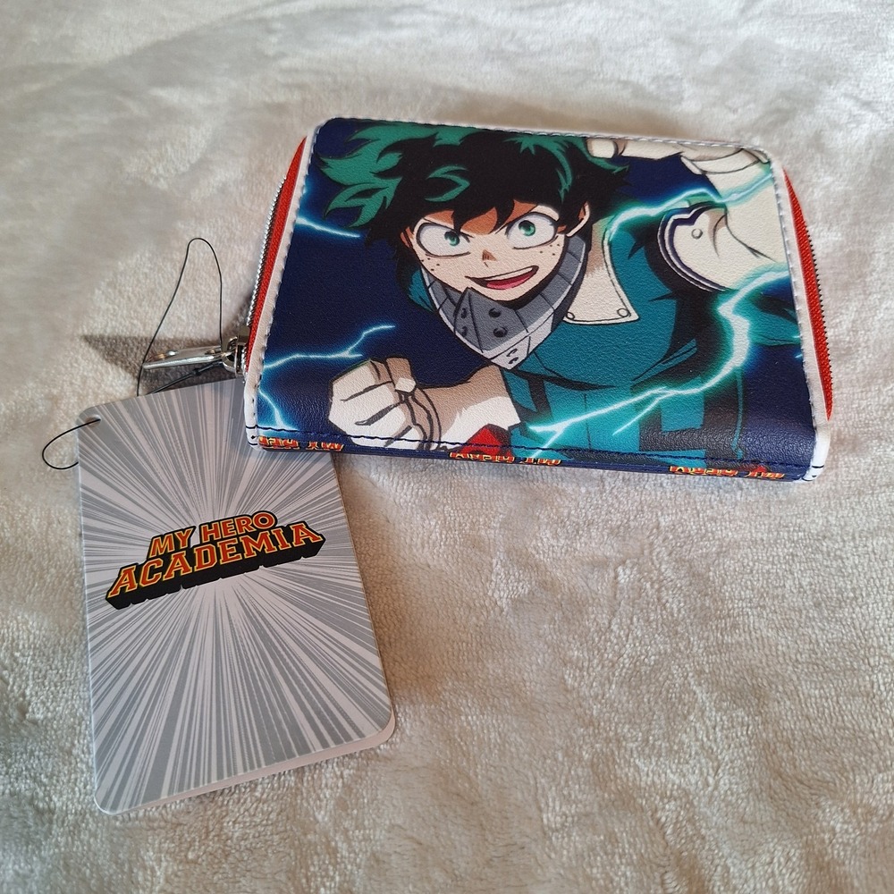My Hero Academia Deku Wallet By Funko New With Tags Zipper Close